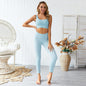 Cotton Blend Yoga Suit