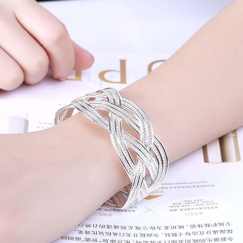 Silver Bangle Bracelet